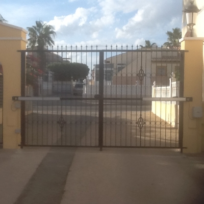 New Electronic Gates onto Calle Caliza